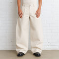 Pleated Pants | Baggy, Wide-Leg #Natural